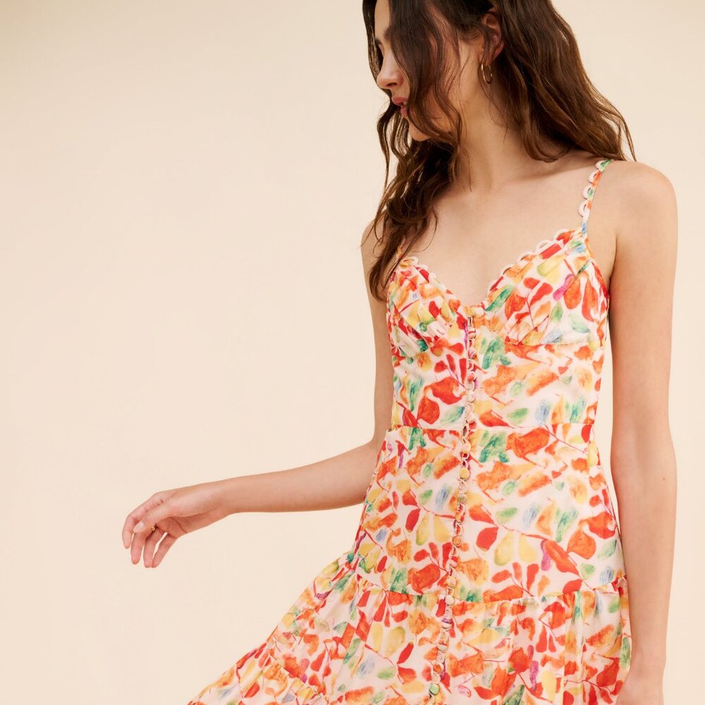 ASTR The Label Tazia Maxi Dress Red